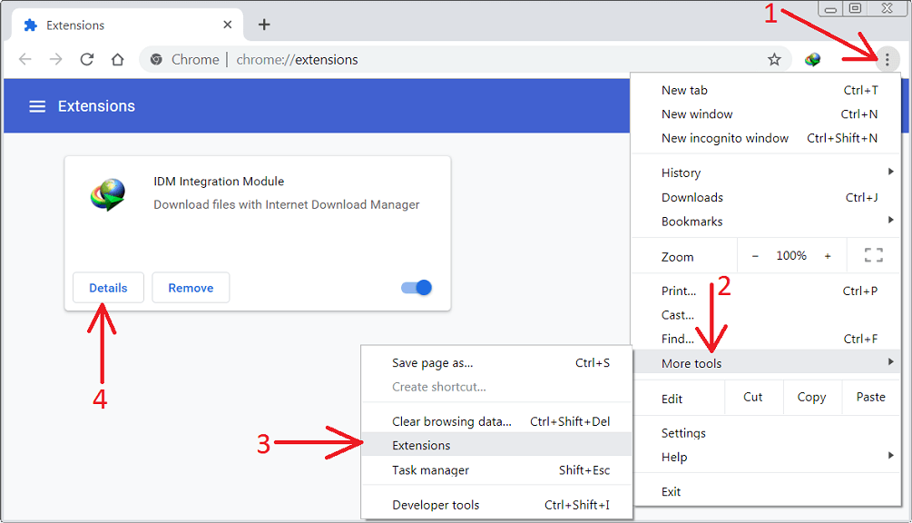 eagleget extension for chrome not working