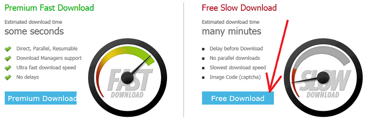 Select 'Free Download' type