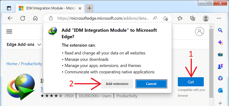 How To Add Idm Extension To Microsoft Edge Web Browser