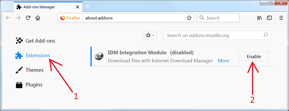 download idm extension for firefox 40.0.3